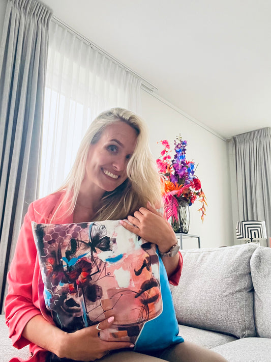 Luxurious Velvet Cushion 'Start of Life'