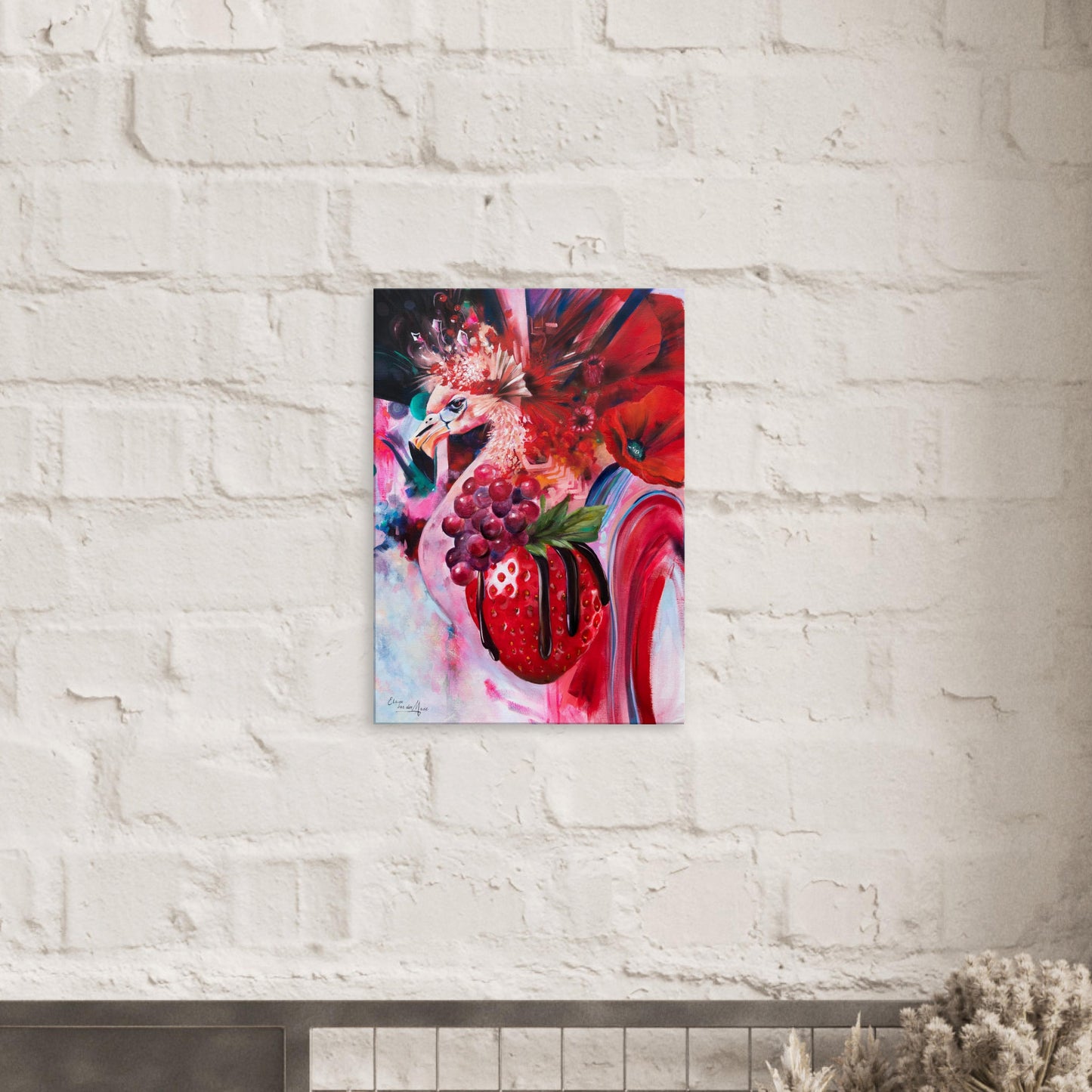 Canvas print 'The Royal Rouge'