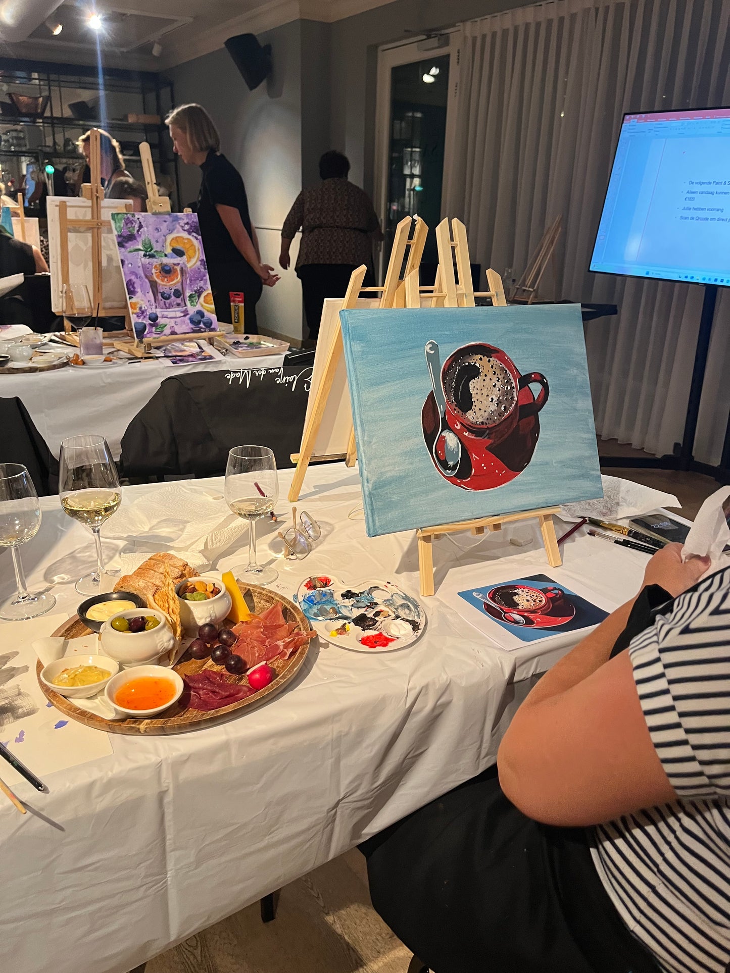 Paint & Sip avond 17 oktober
