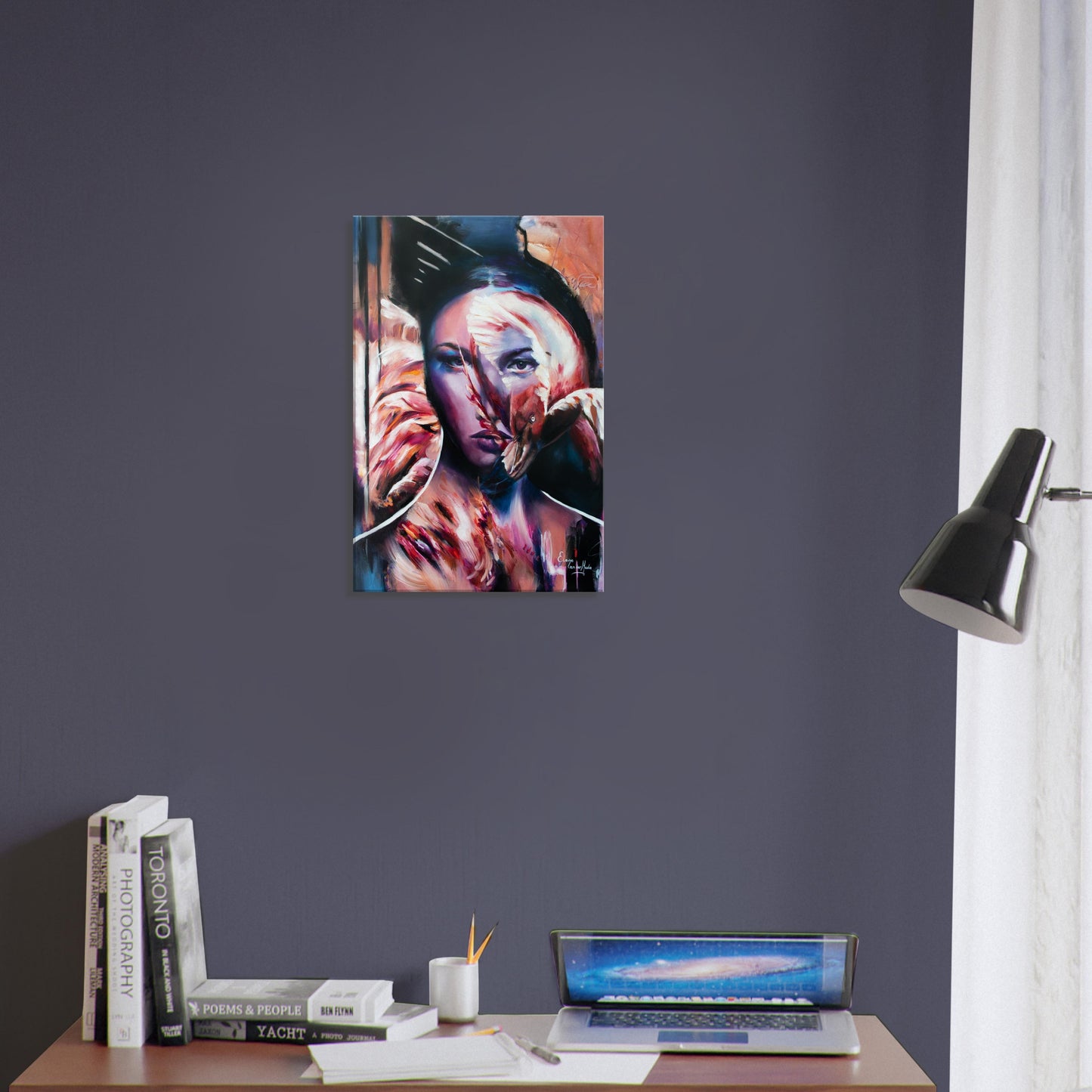 Canvas print 'One With Feathers'