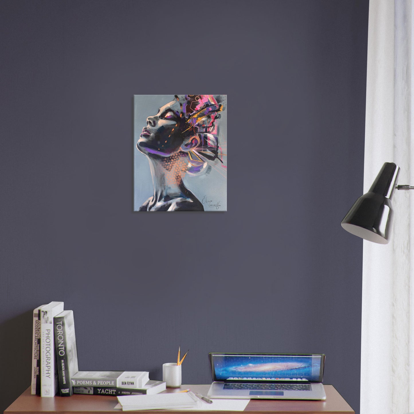 Canvas print 'Devine Thinking'
