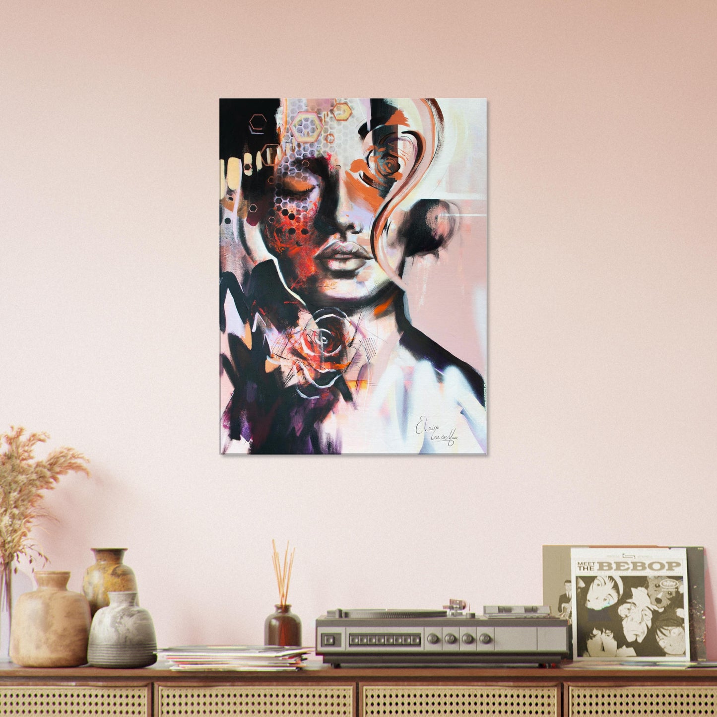 Canvas print 'Like A Rose'