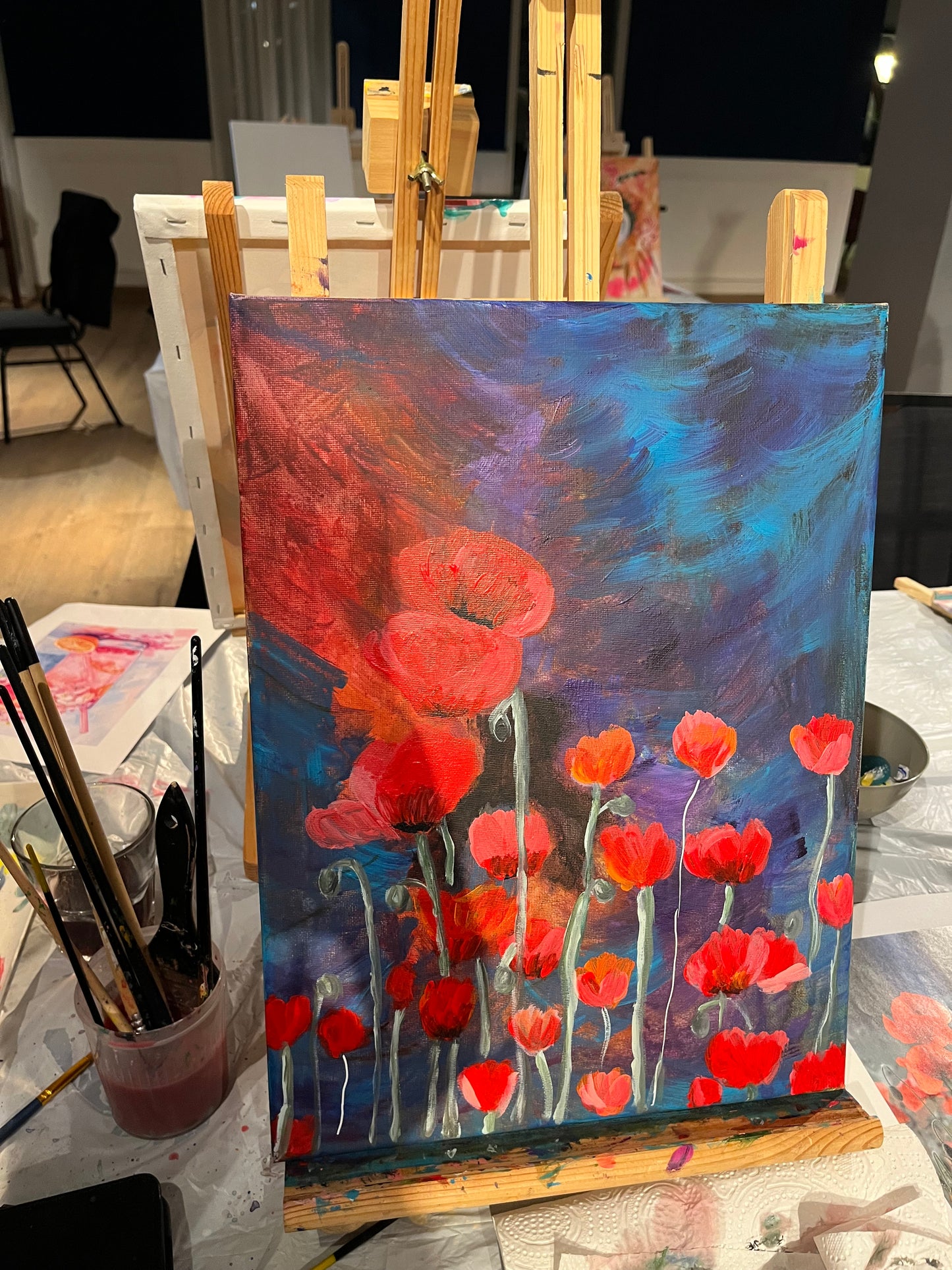 Workshop Bloemen schilderen 18 maart