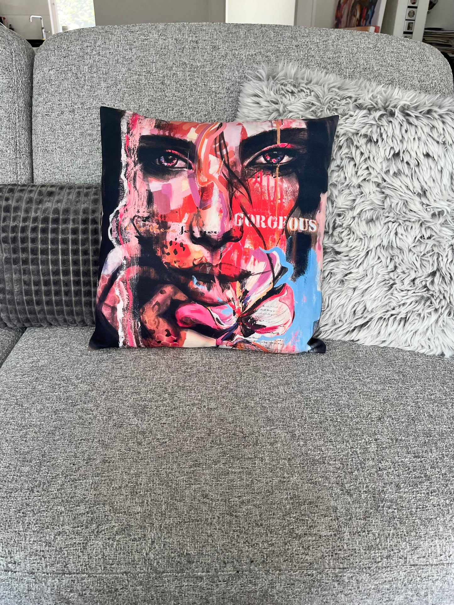 Luxurious Velvet Cushion 'Mirror'