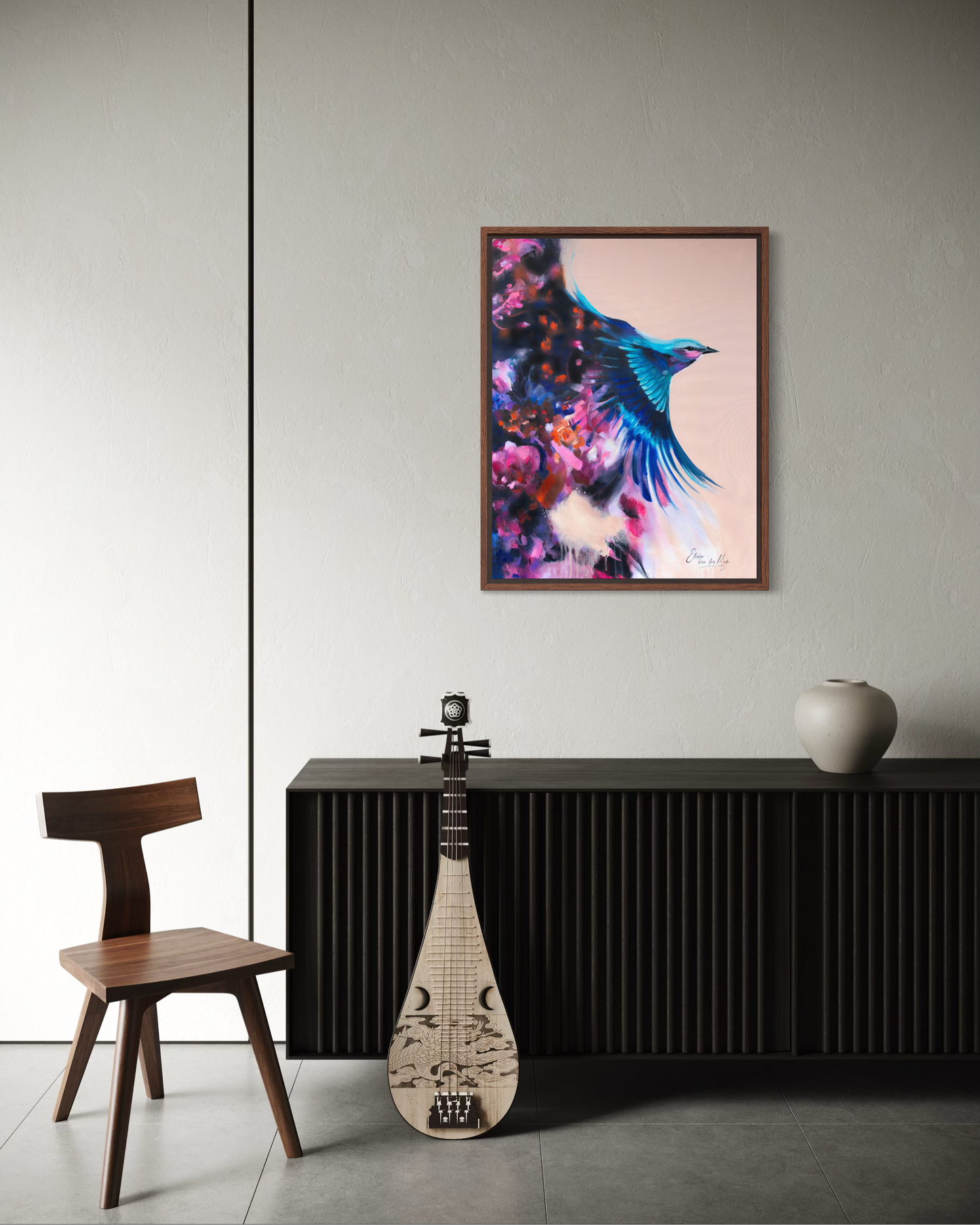 Canvas print 'She Flew Anyway'