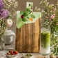 Handgeschilderde borrelplank Matcha