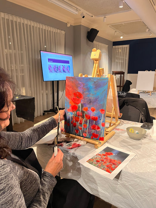 Workshop Bloemen schilderen 18 maart