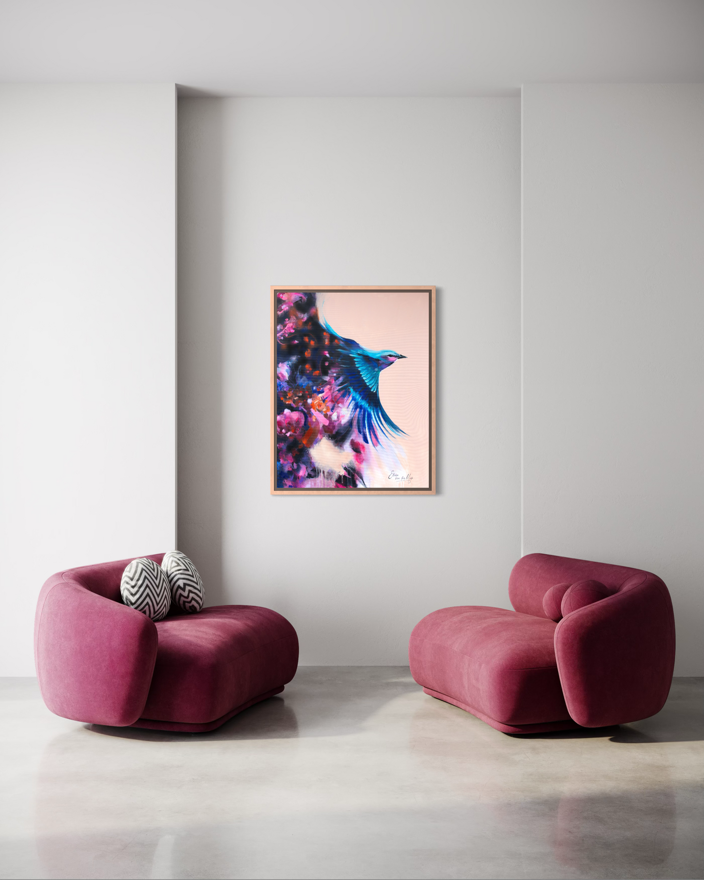 Canvas print 'She Flew Anyway'