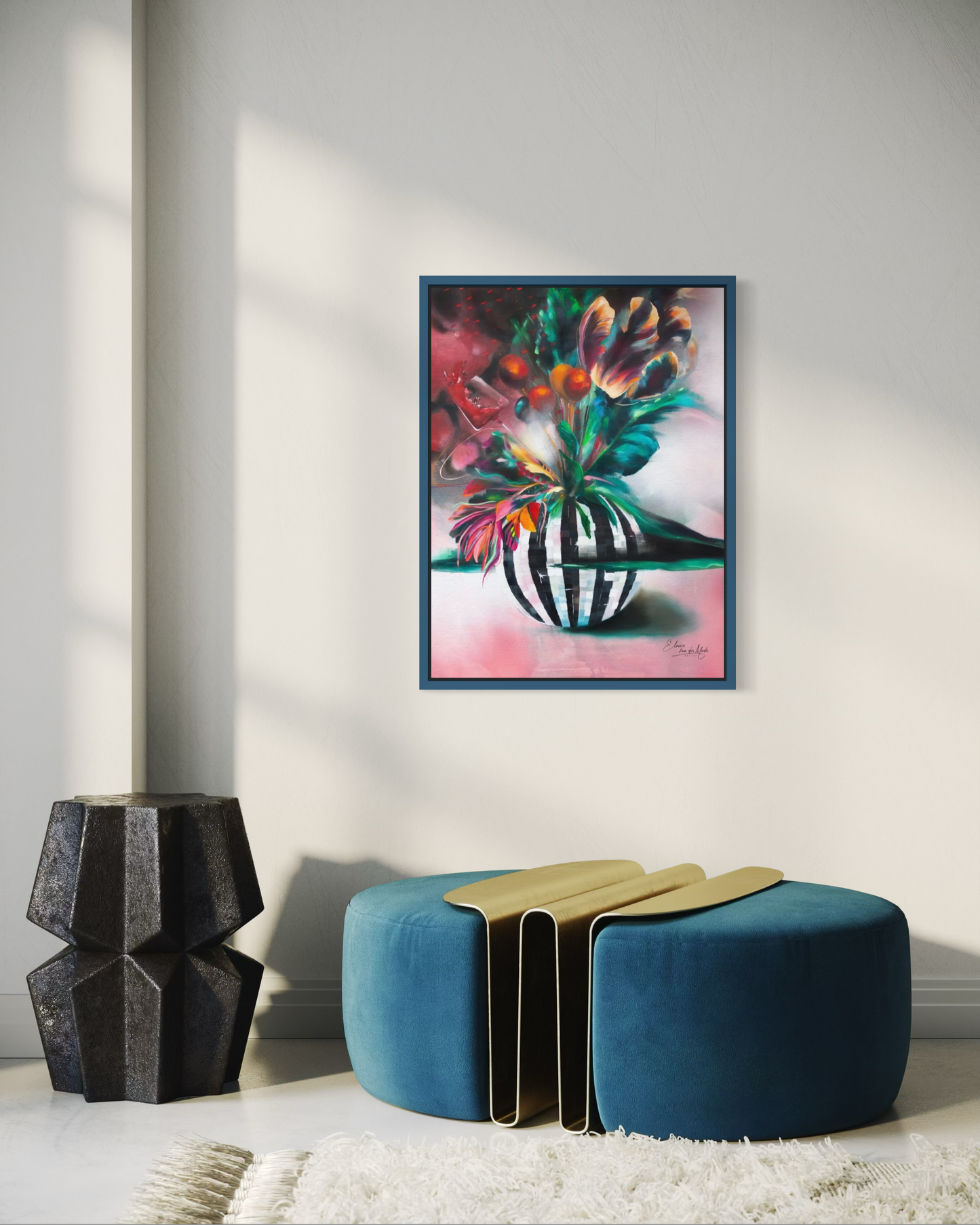 Canvas print 'Wine O'Clock'