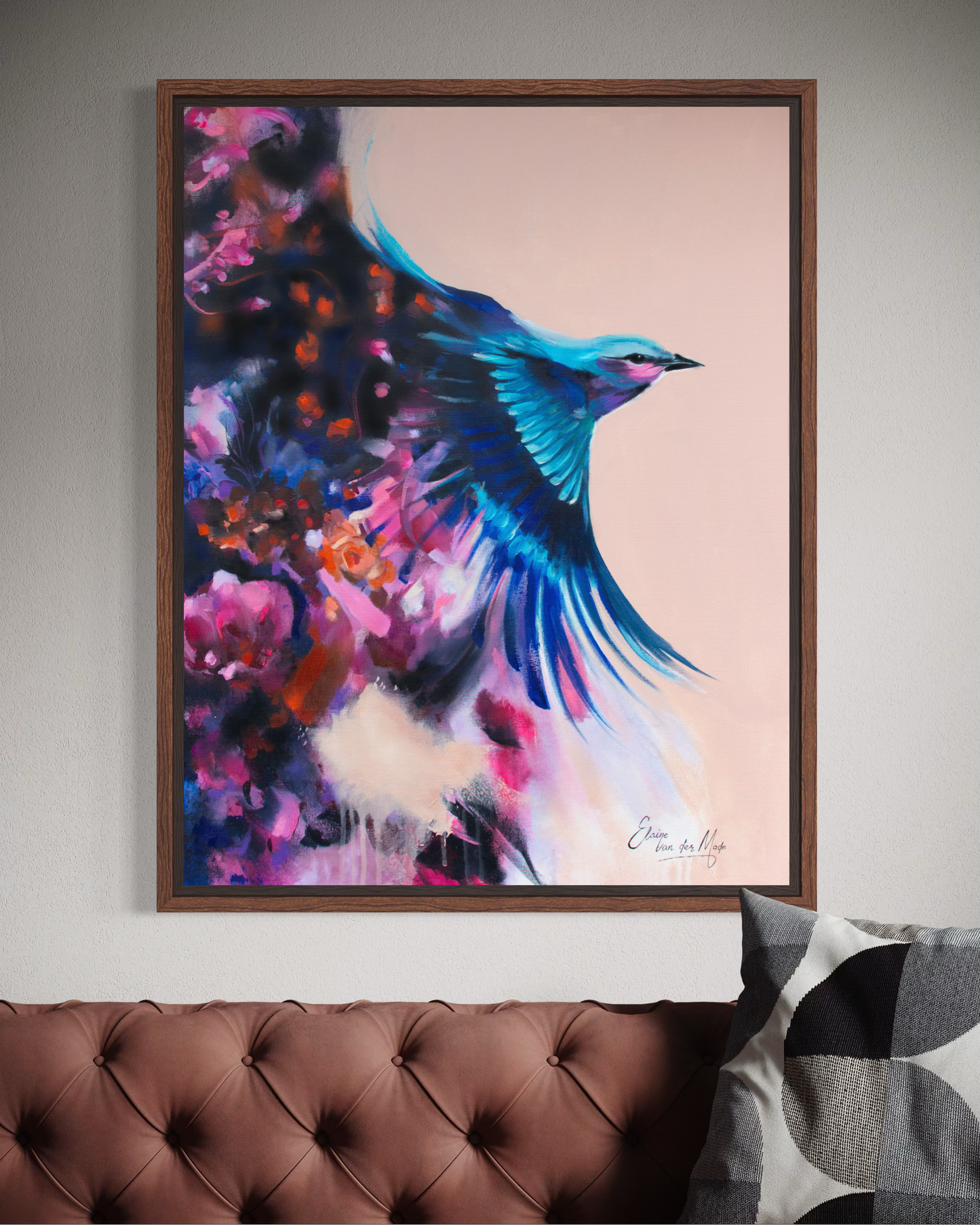 Canvas print 'She Flew Anyway'