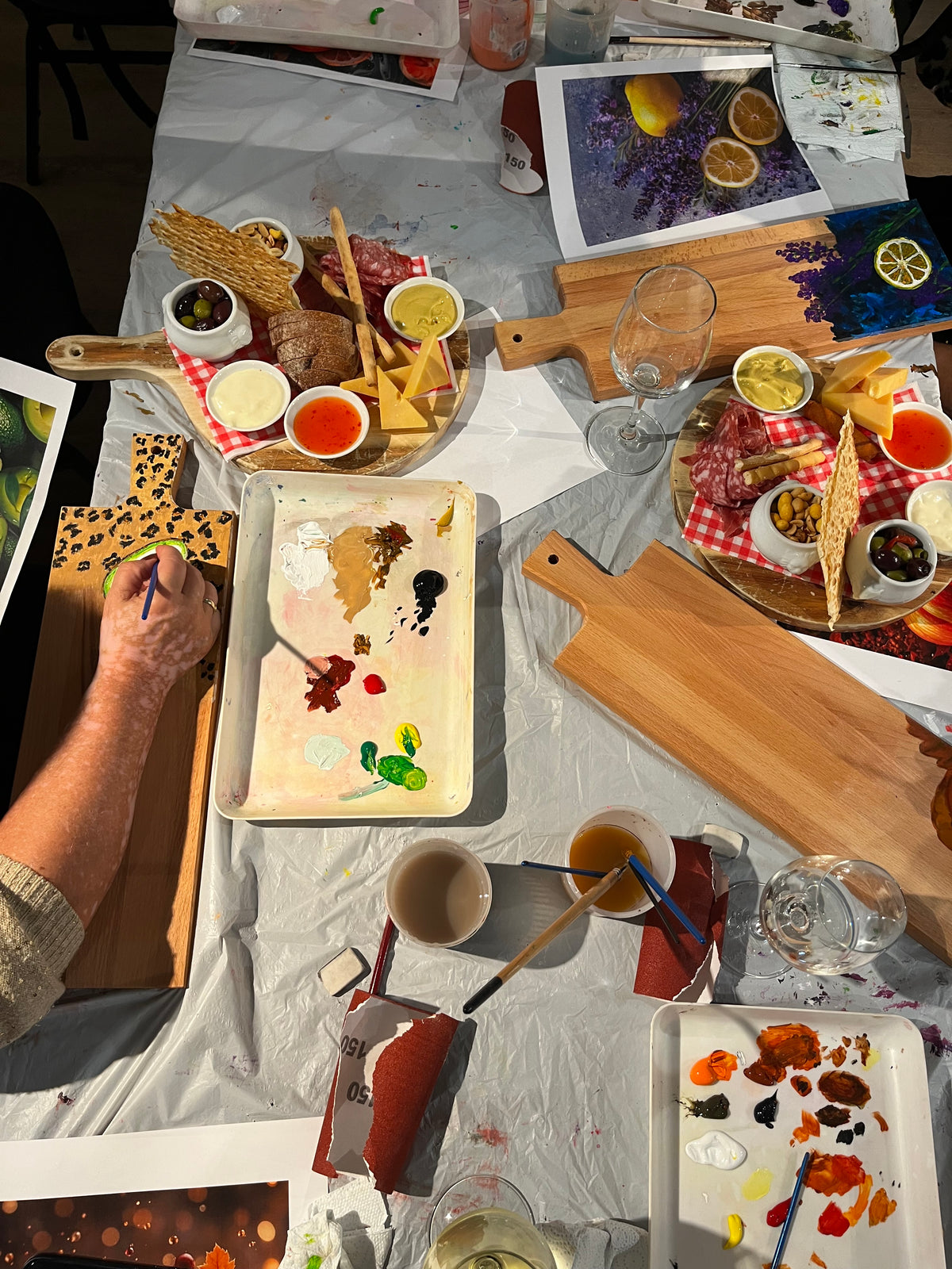 Paint & Sip | Borrelplanken schilderen | 29 januari