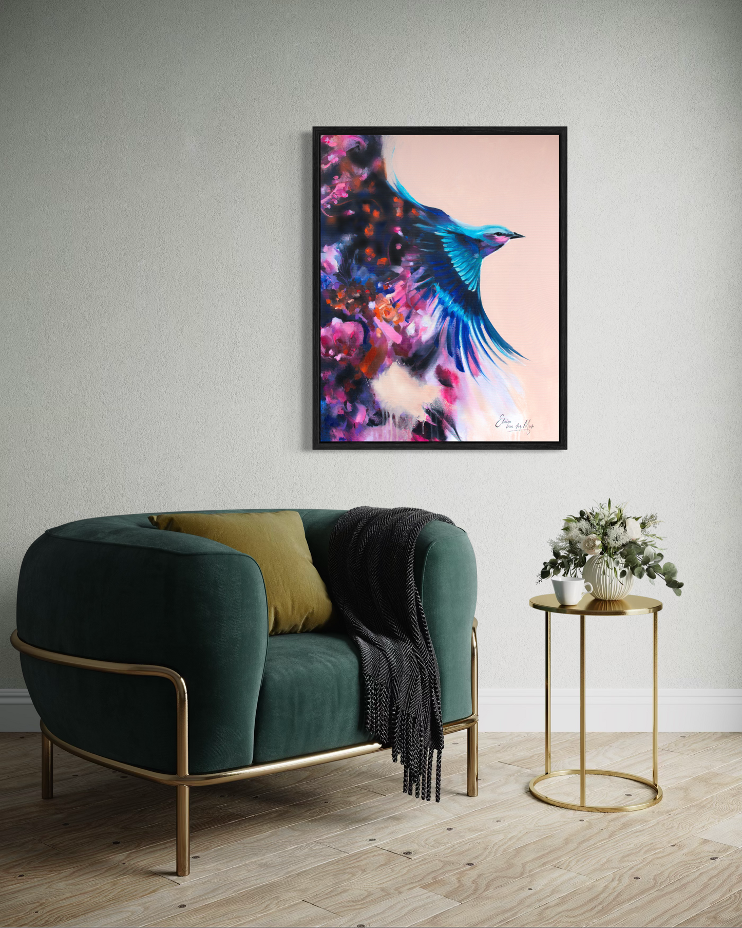 Canvas print 'She Flew Anyway'