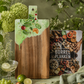 Handgeschilderde borrelplank Matcha