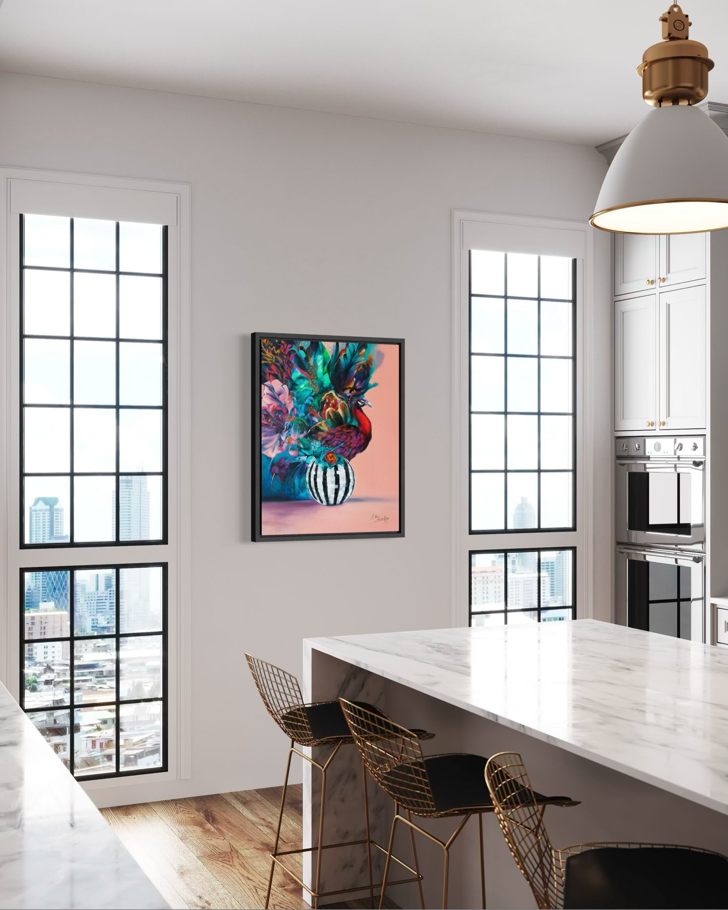 Canvas print 'Where Opposites Bloom'