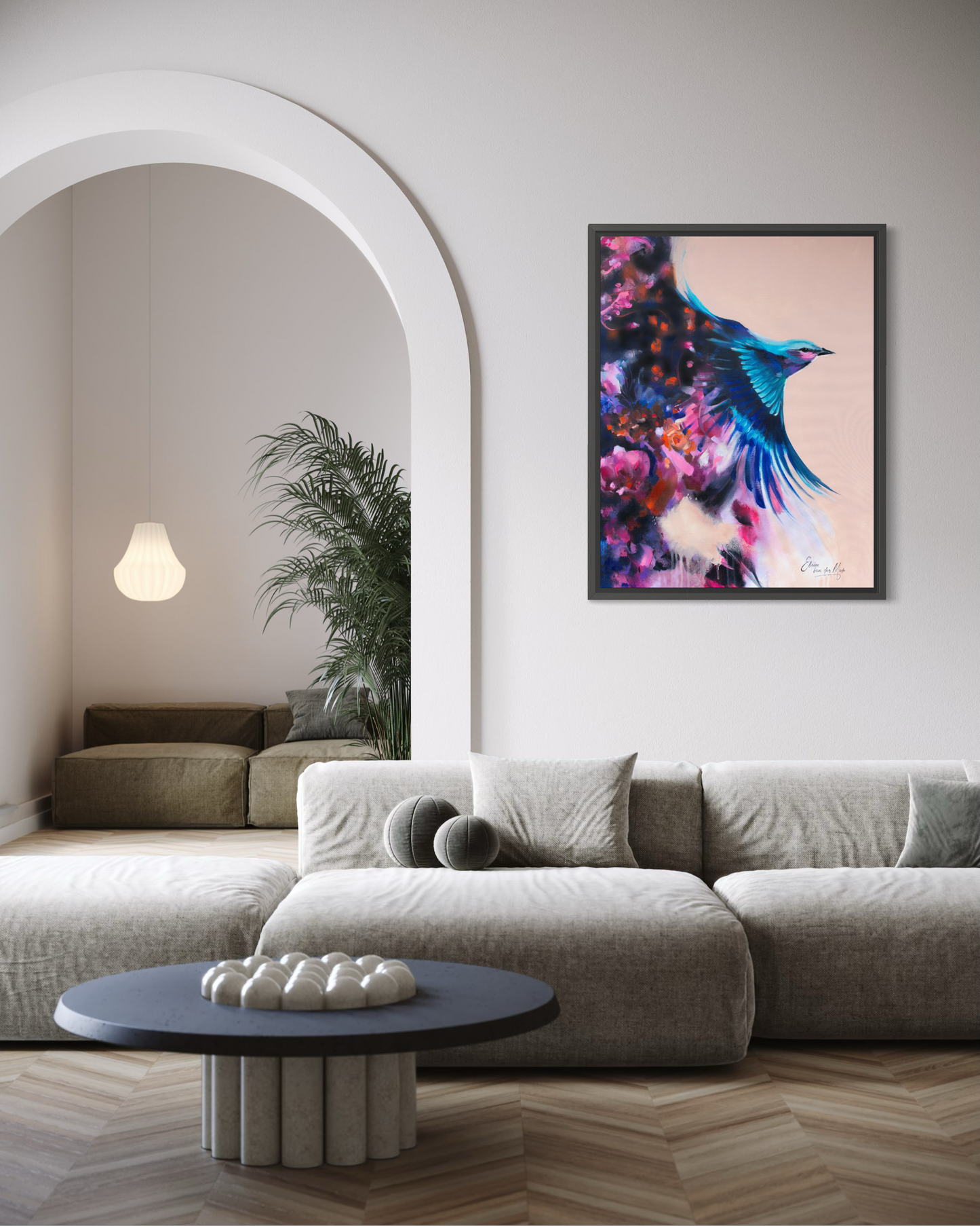 Canvas print 'She Flew Anyway'