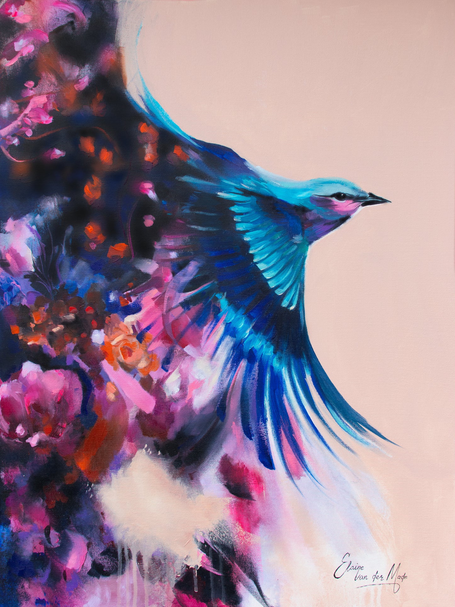Canvas print 'She Flew Anyway'
