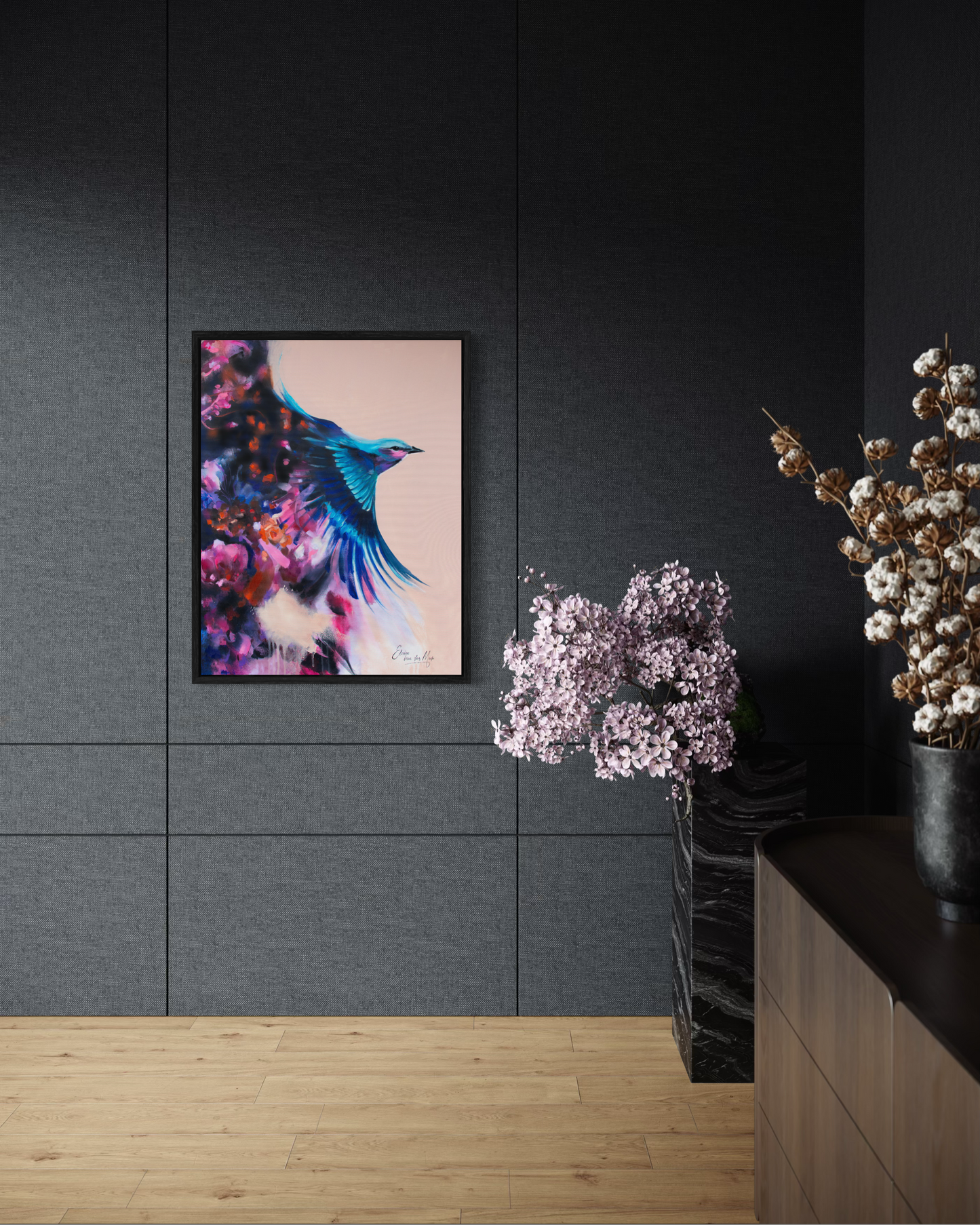Canvas print 'She Flew Anyway'