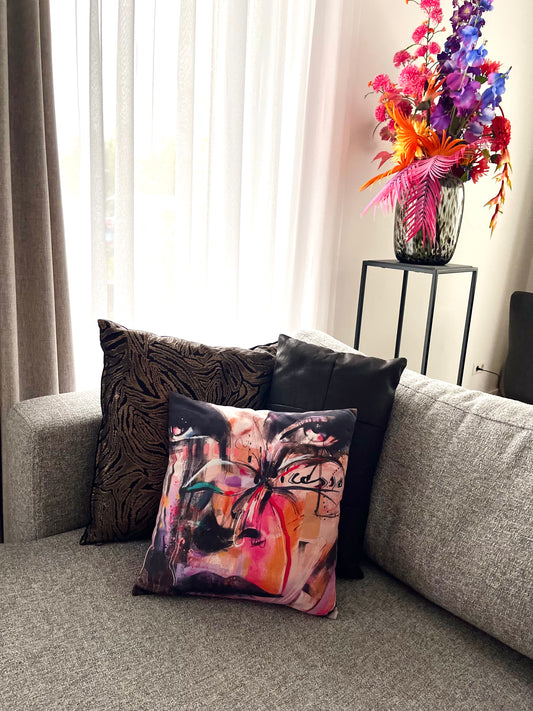 Luxurious Velvet cushion 'Inner View'