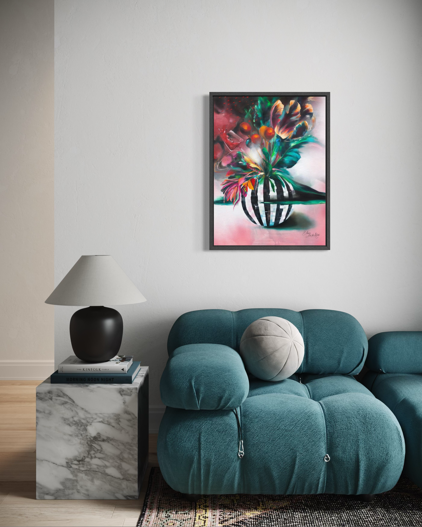 Canvas print 'Wine O'Clock'