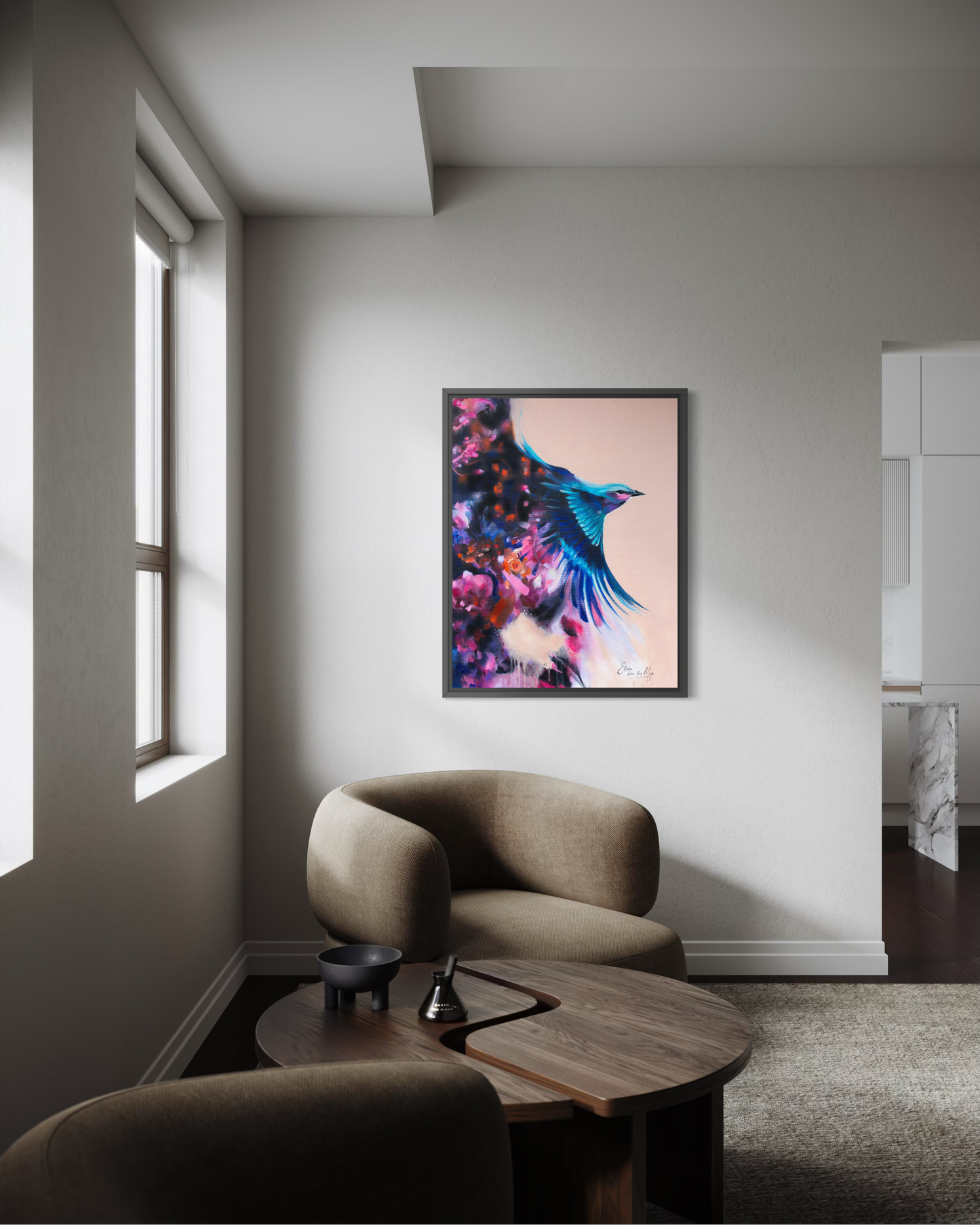 Canvas print 'She Flew Anyway'