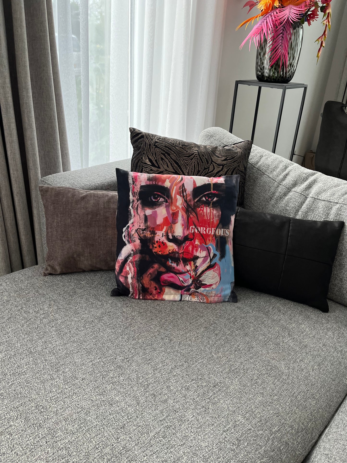 Luxurious Velvet Cushion 'Mirror'