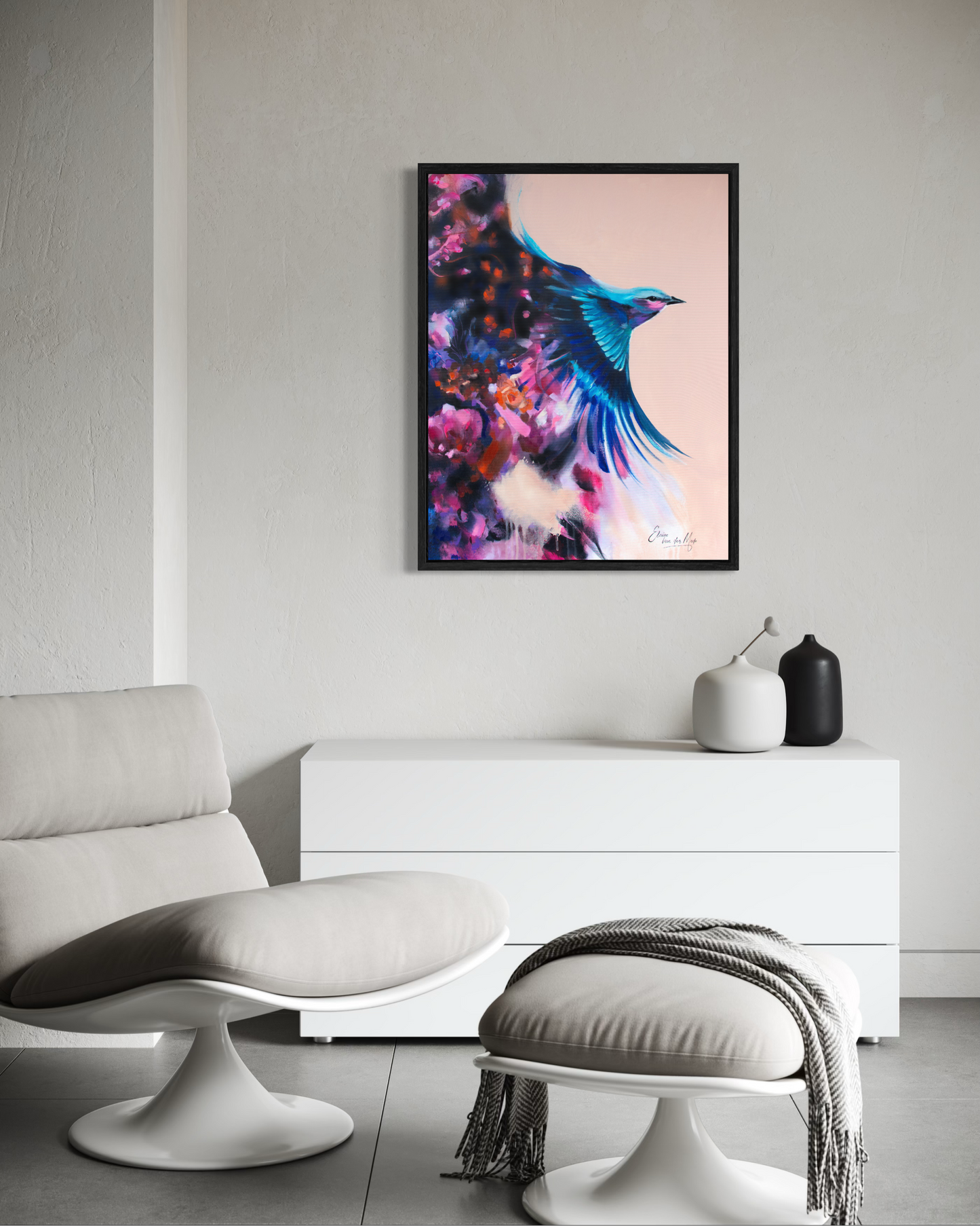 Canvas print 'She Flew Anyway'