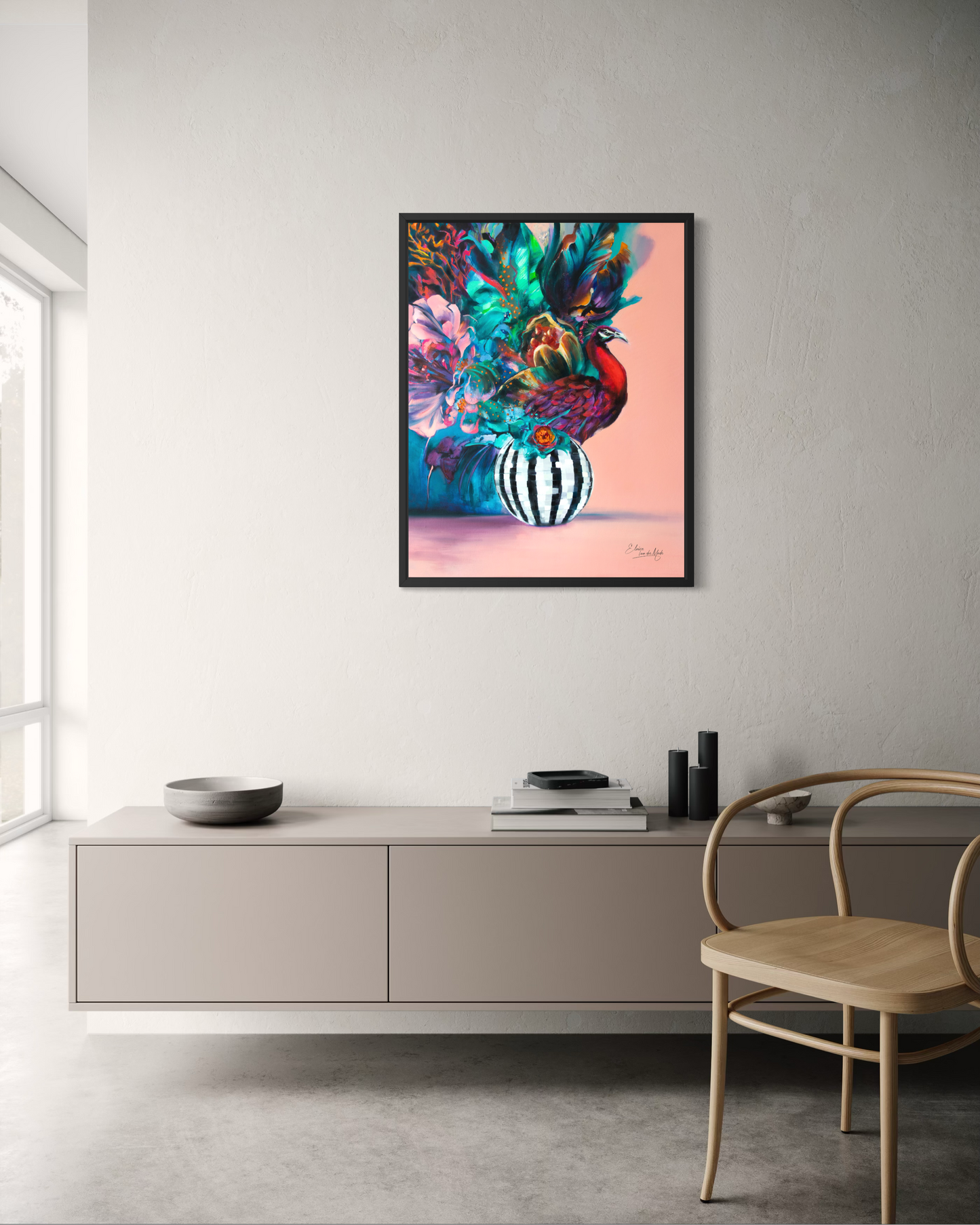 Canvas print 'Where Opposites Bloom'