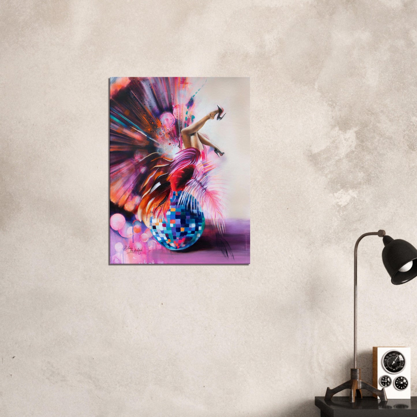 Canvas print 'Neon Night'