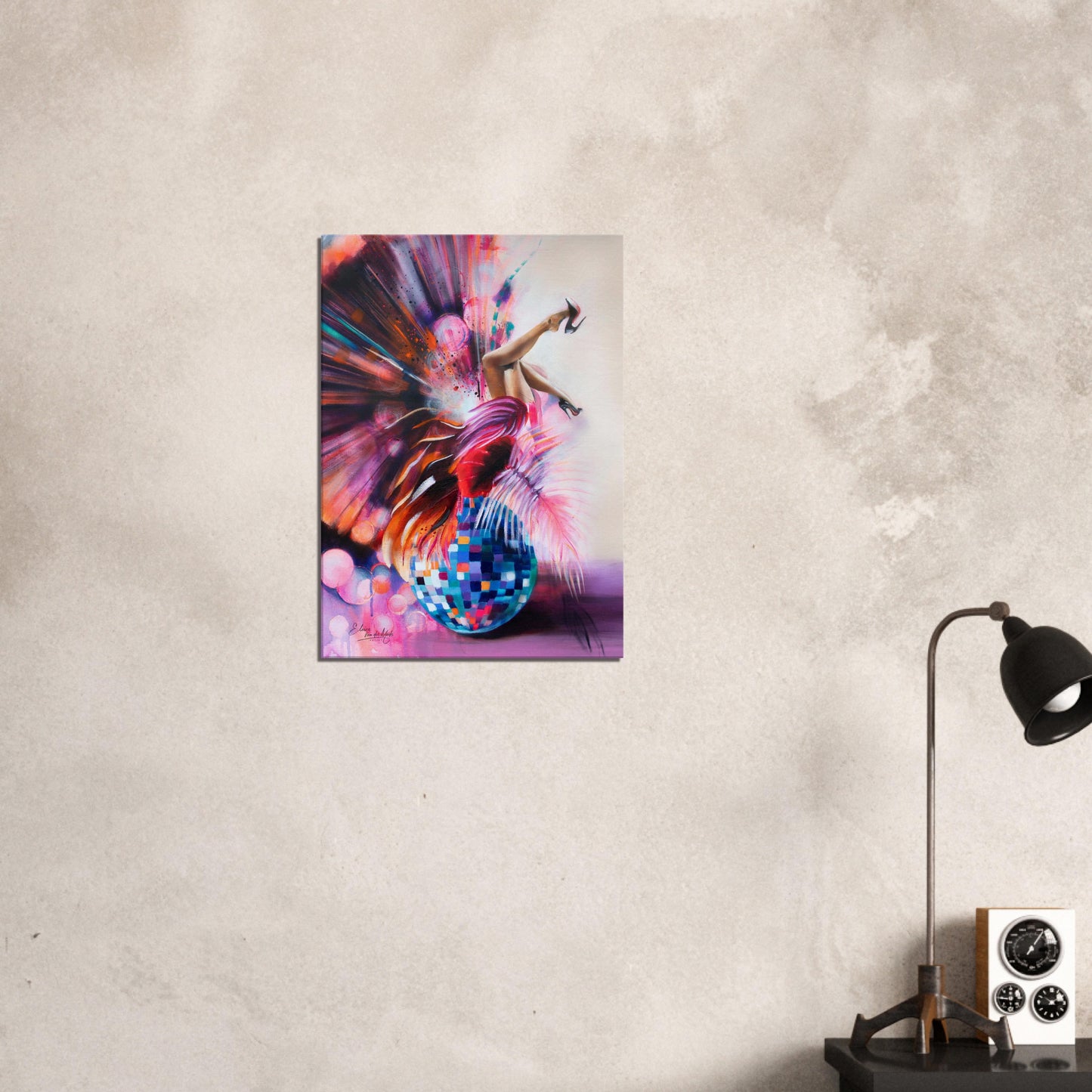 Canvas print 'Neon Night'