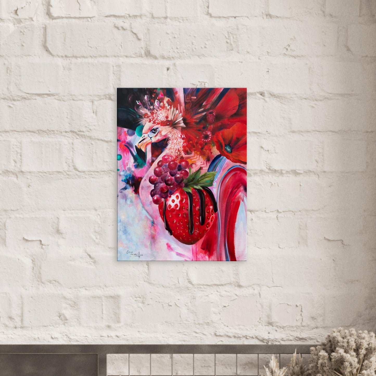 Canvas print 'The Royal Rouge'