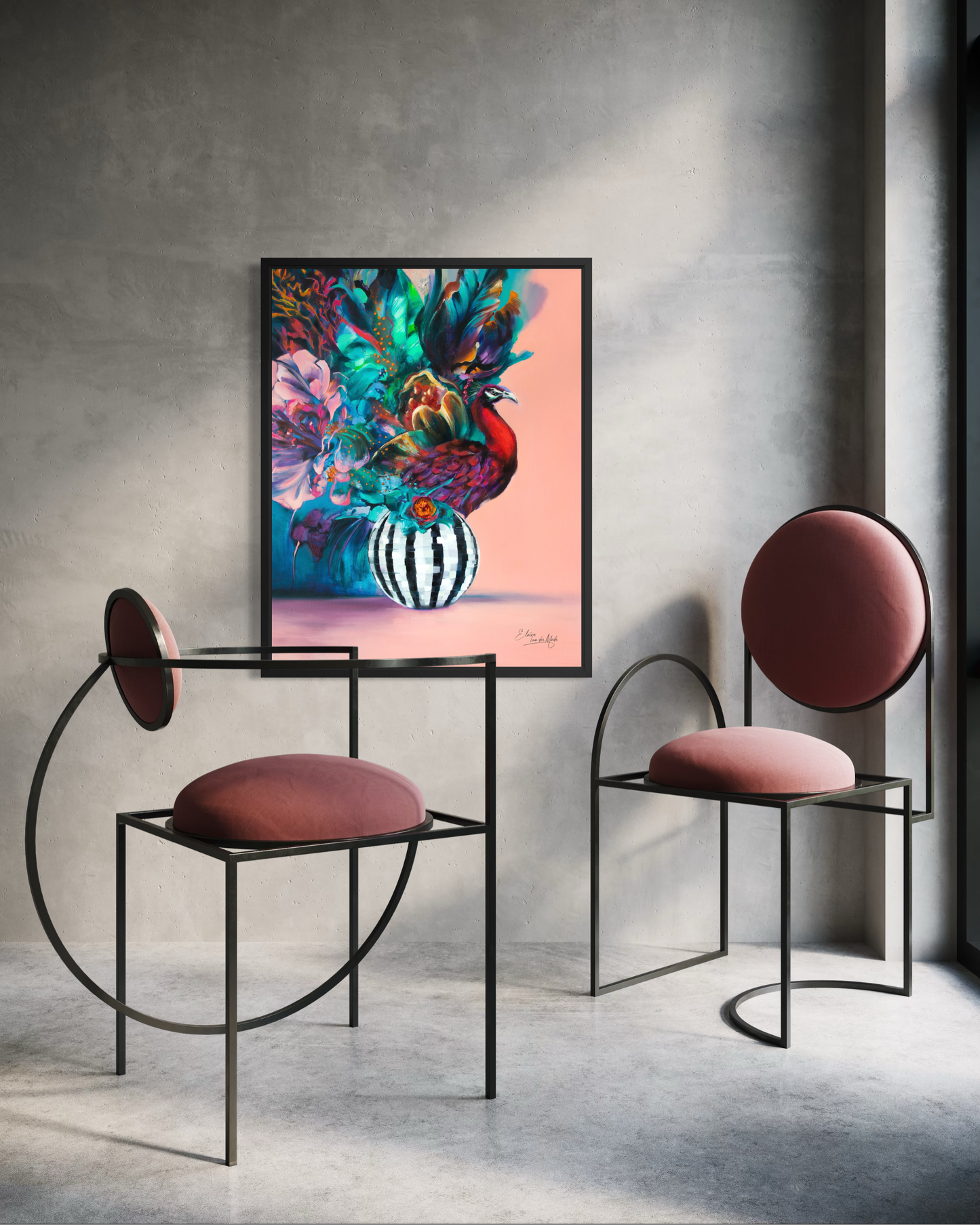 Canvas print 'Where Opposites Bloom'