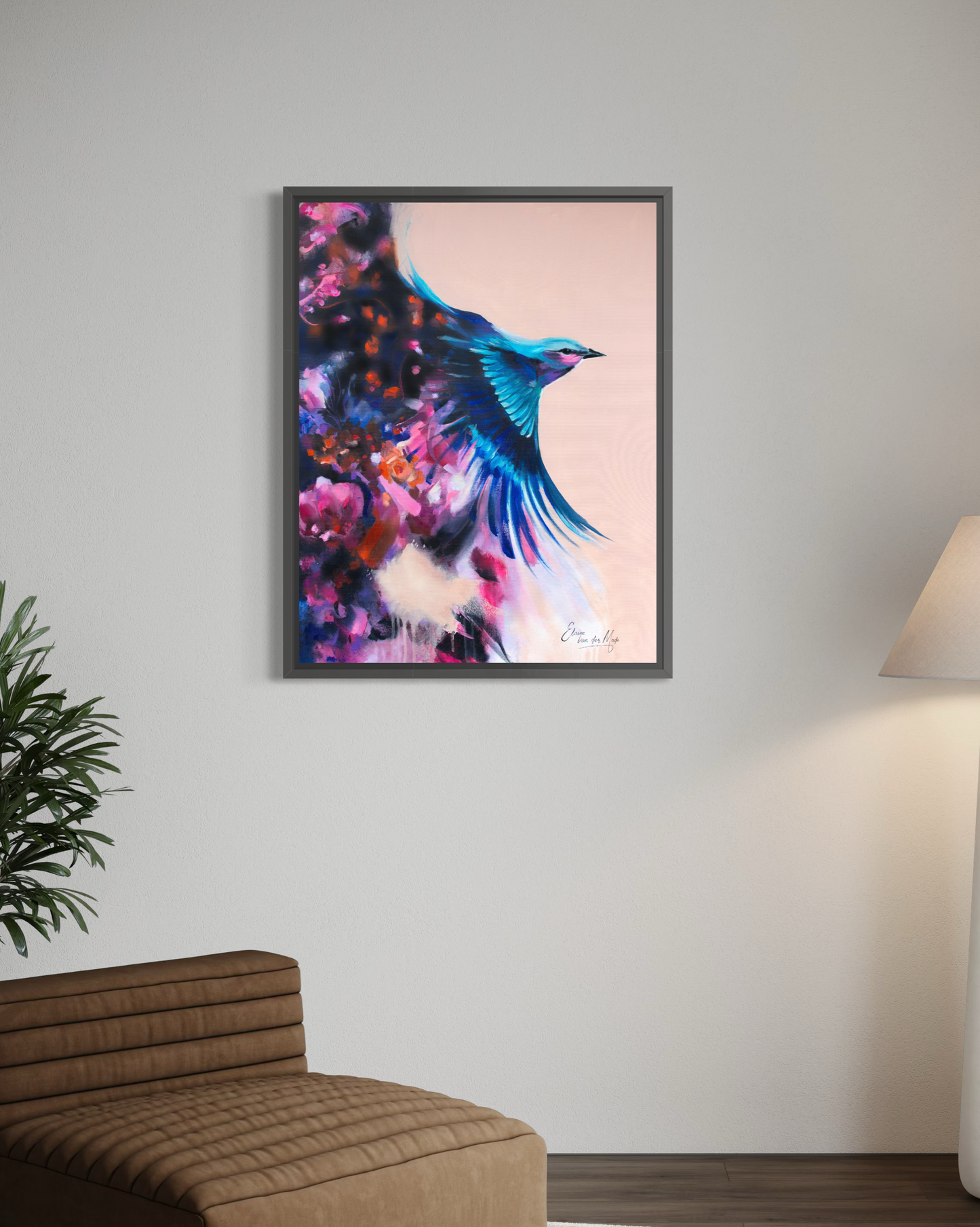 Canvas print 'She Flew Anyway'