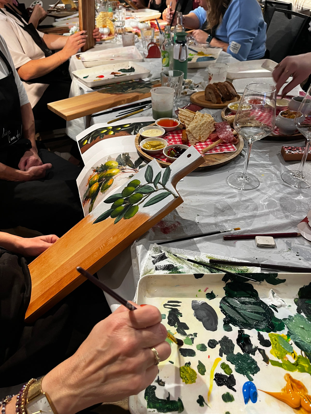 Paint & Sip | Borrelplanken schilderen | 29 januari