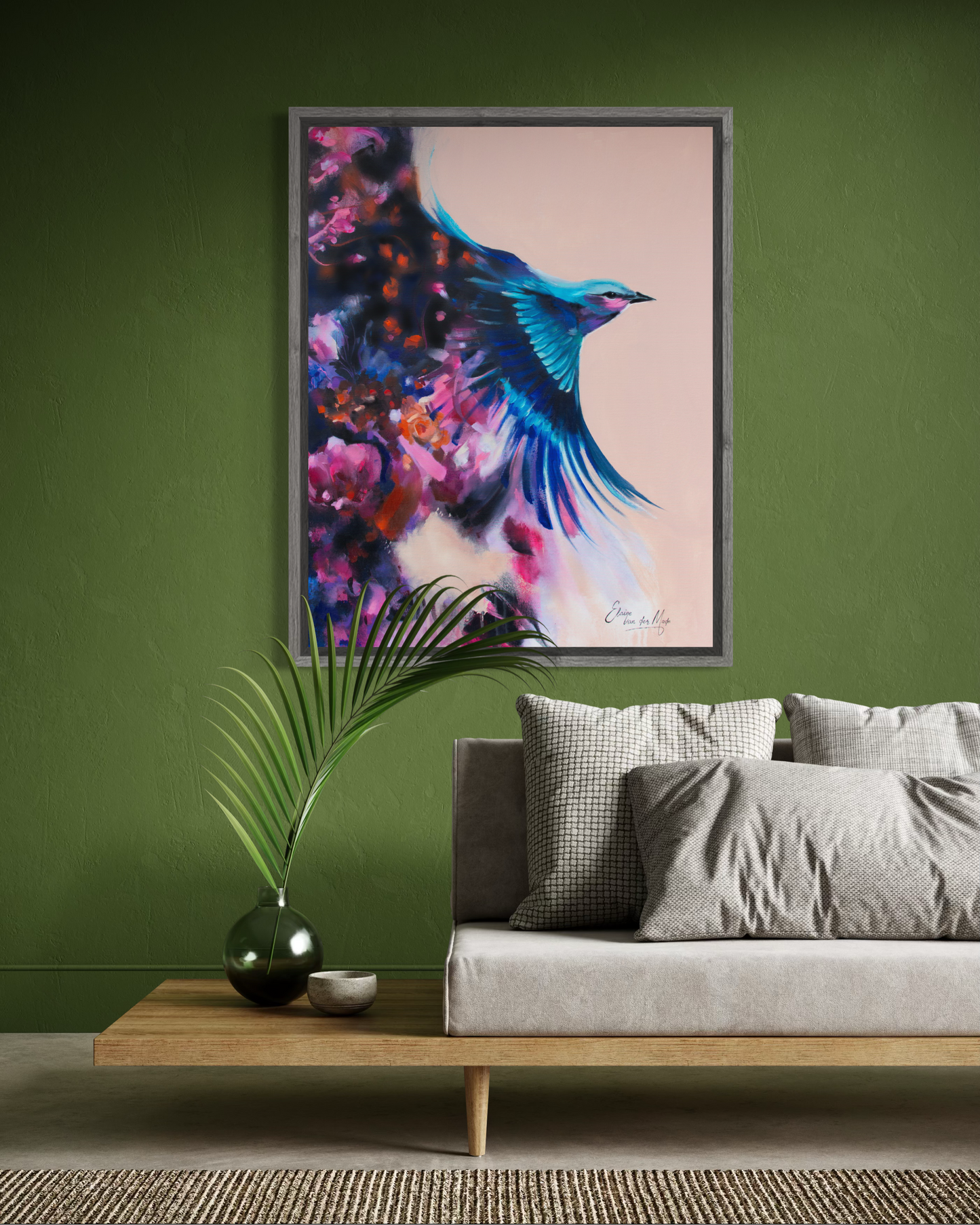 Canvas print 'She Flew Anyway'