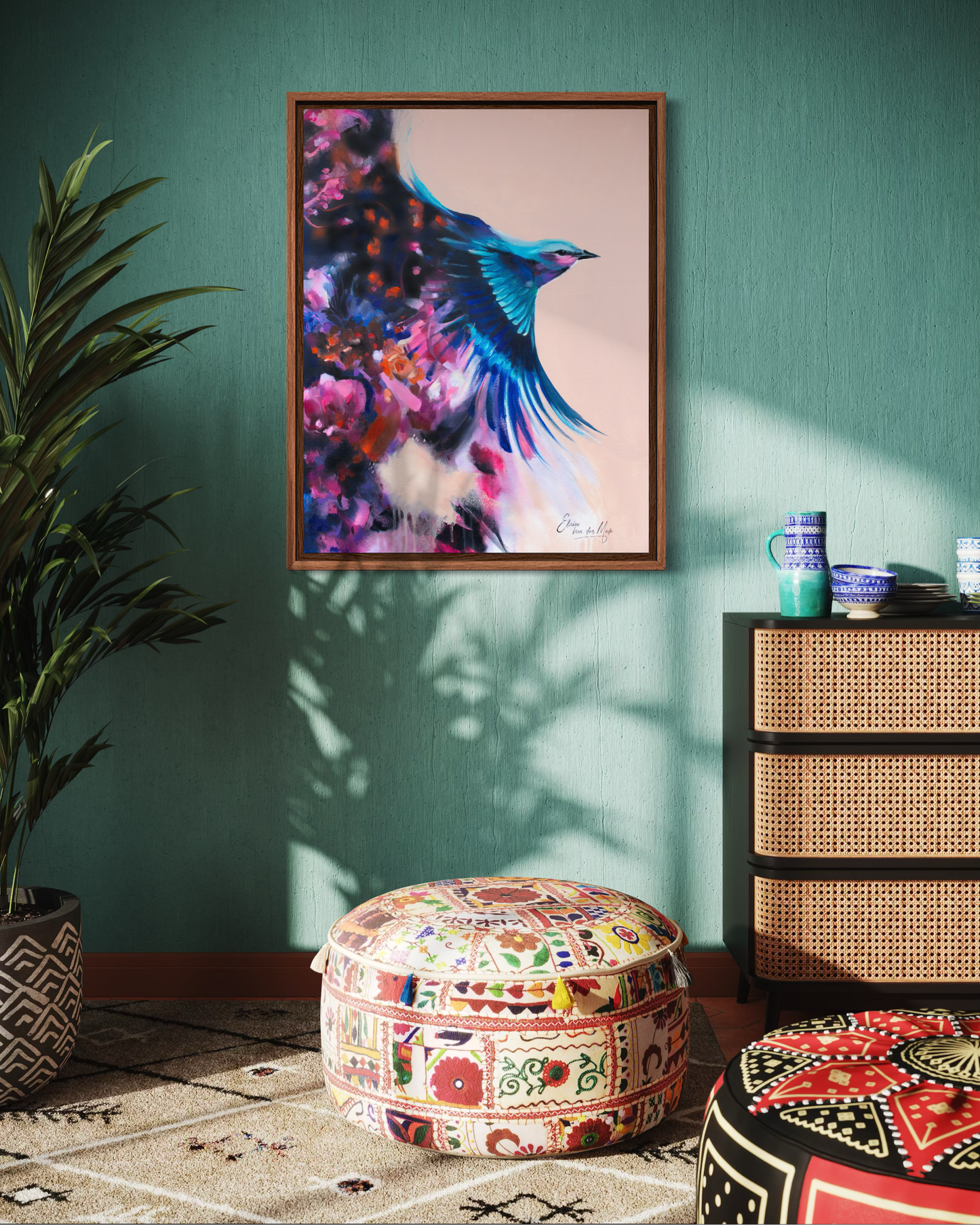 Canvas print 'She Flew Anyway'