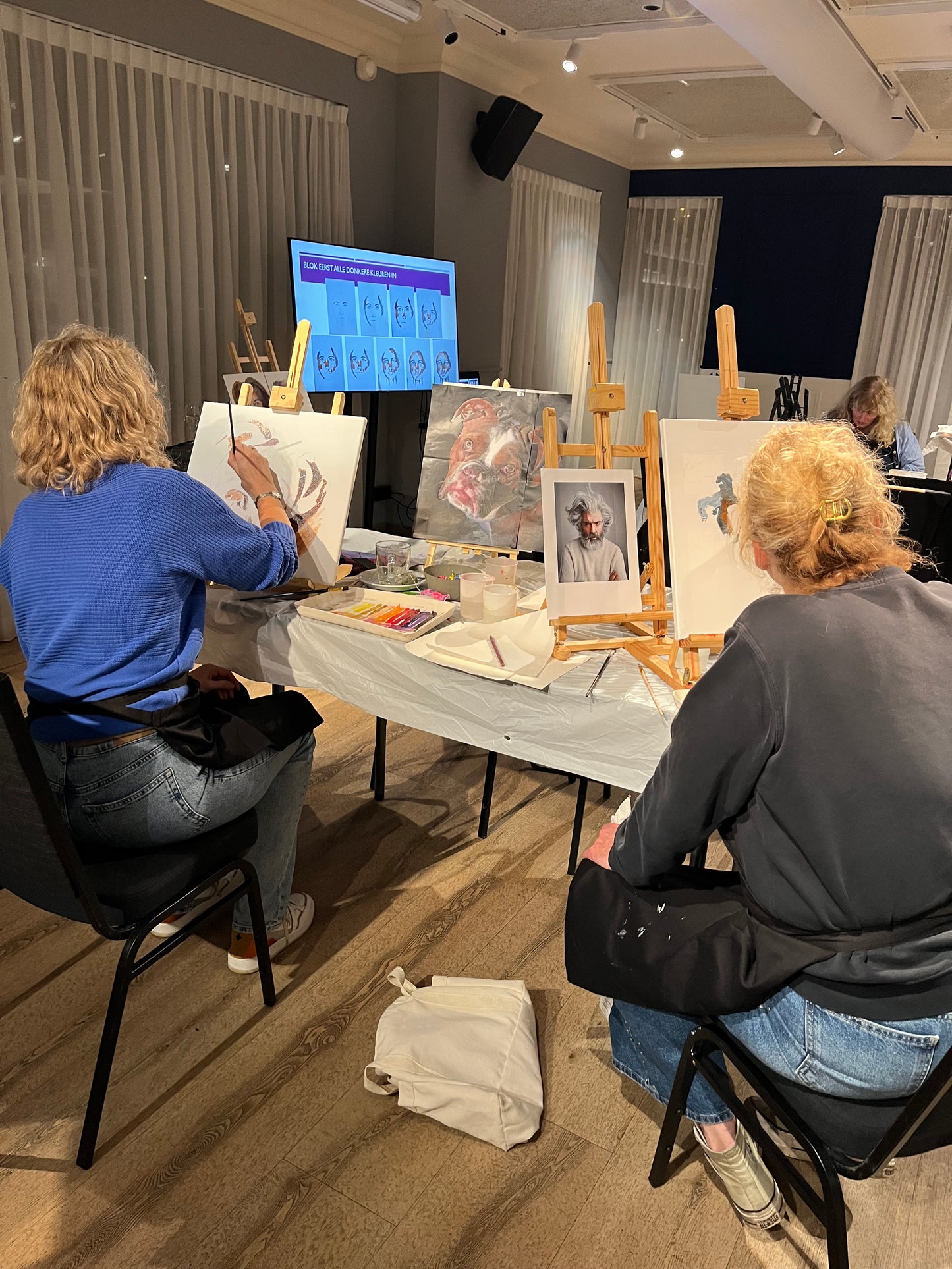 Workshop dierenportretten schilderen 25 maart