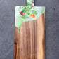 Handgeschilderde borrelplank Matcha