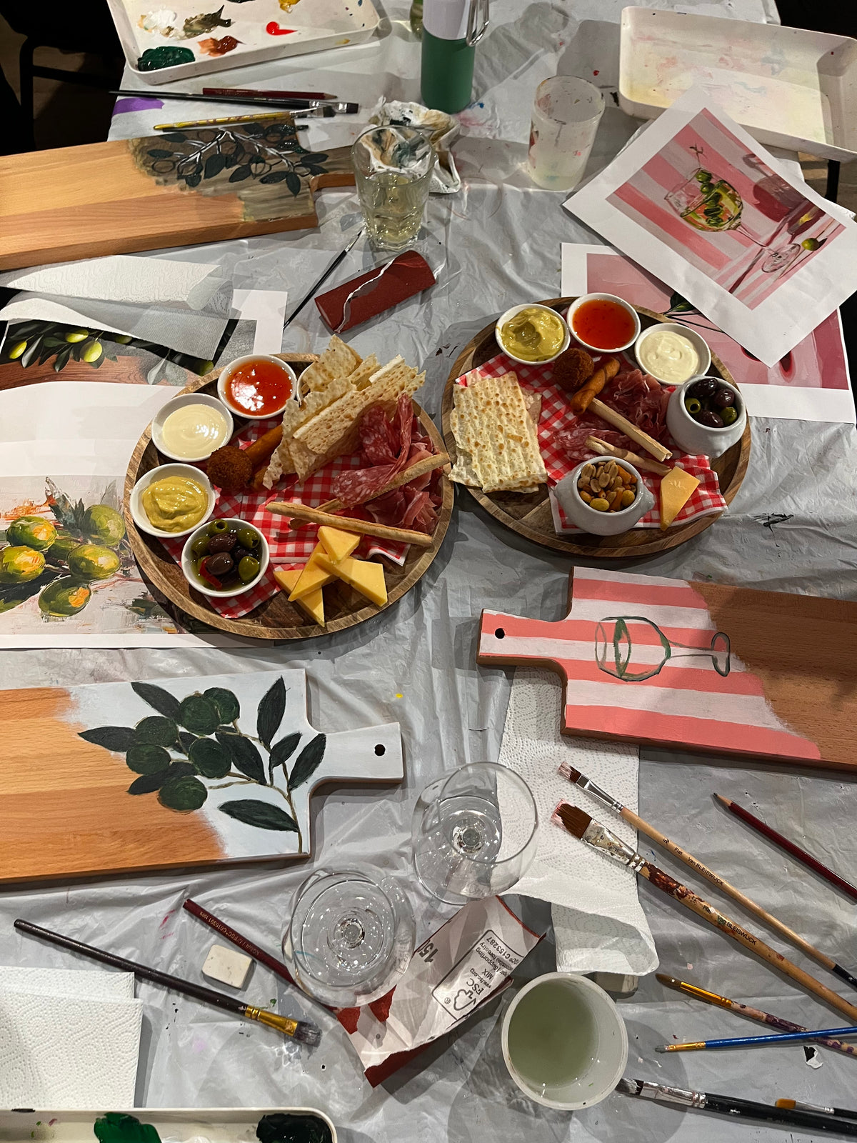 Paint & Sip | Borrelplanken schilderen | 29 januari