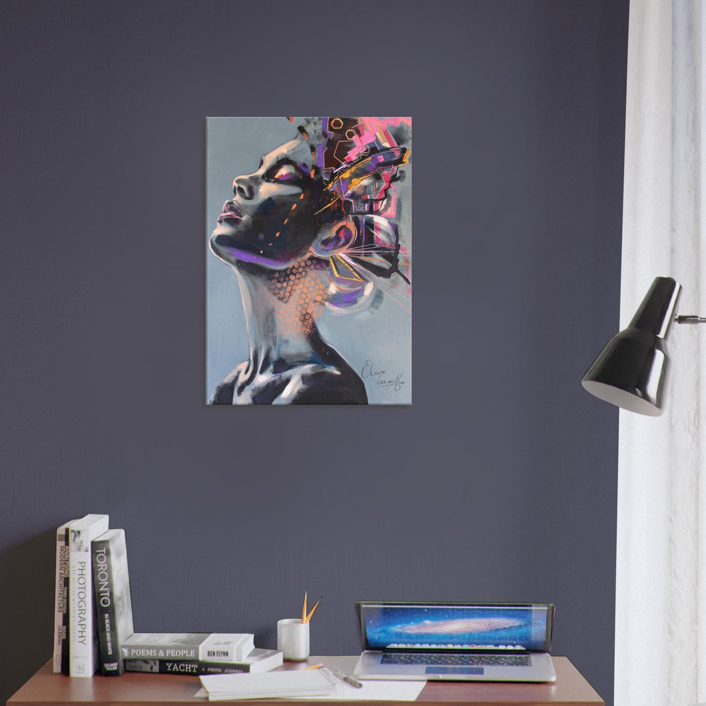 Canvas print 'Devine Thinking'