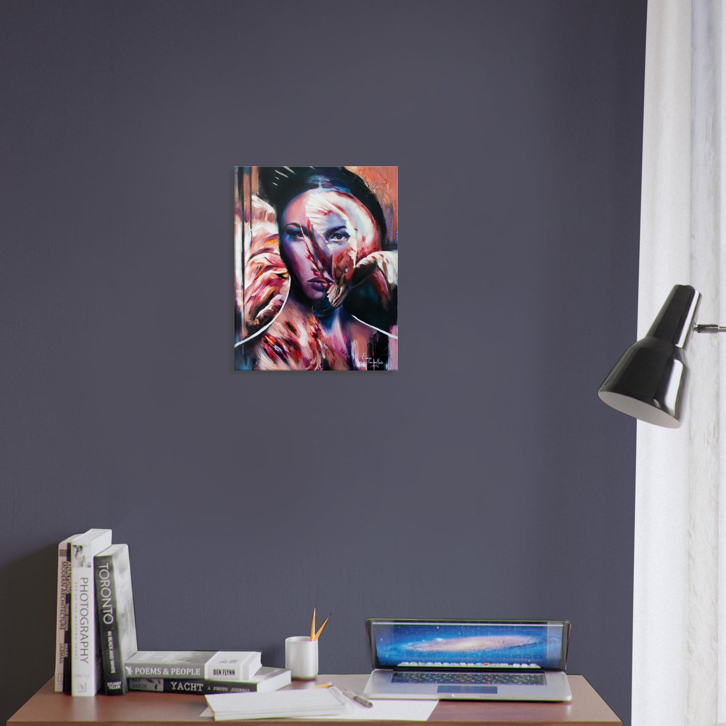 Canvas print 'One With Feathers'