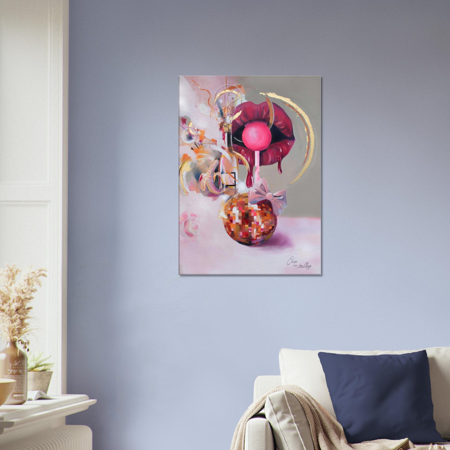 Canvas print 'Poppin' Bananas'