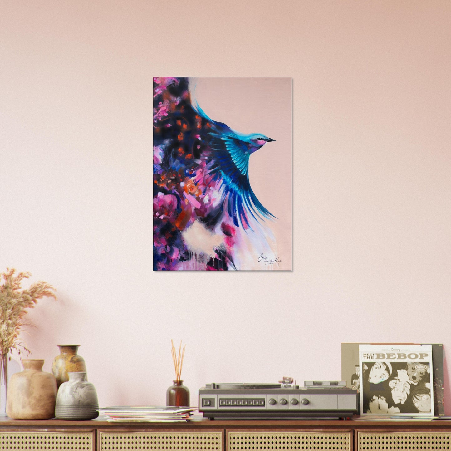 Canvas print 'She Flew Anyway'
