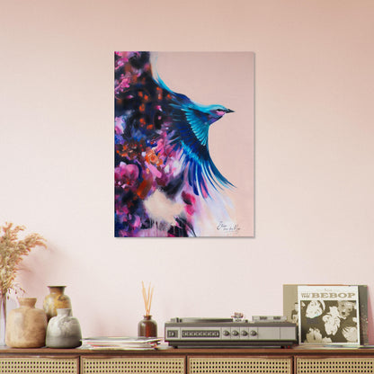 Canvas print 'She Flew Anyway'