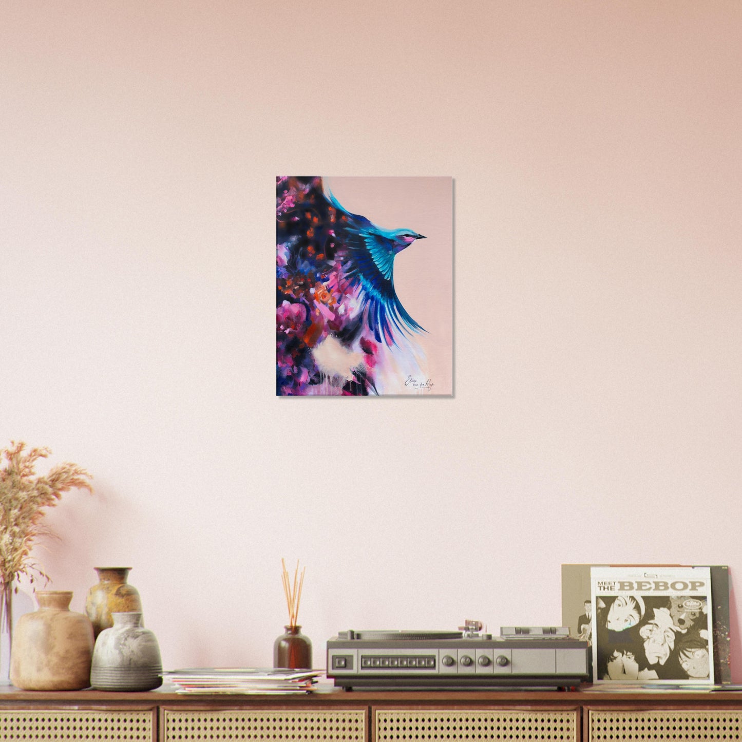 Canvas print 'She Flew Anyway'