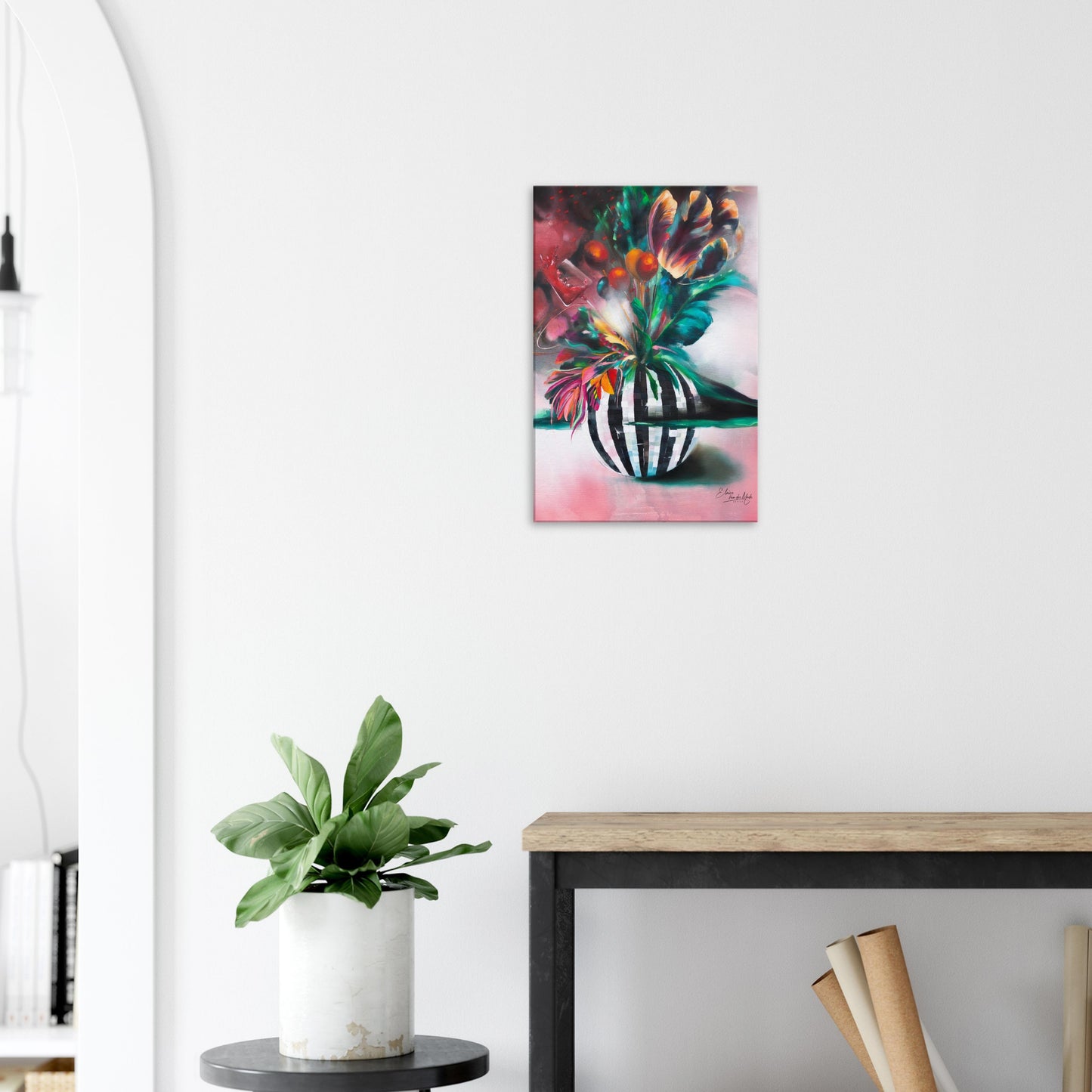 Canvas print 'Wine O'Clock'
