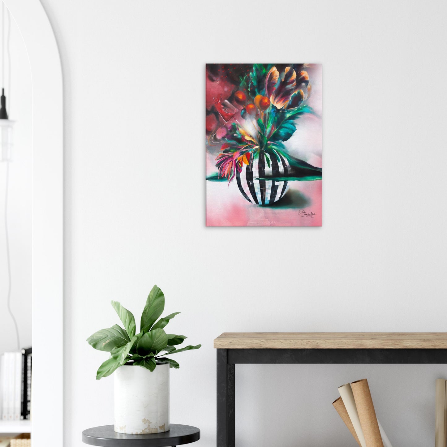Canvas print 'Wine O'Clock'